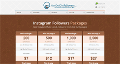 Desktop Screenshot of howdoigetfollowers.net